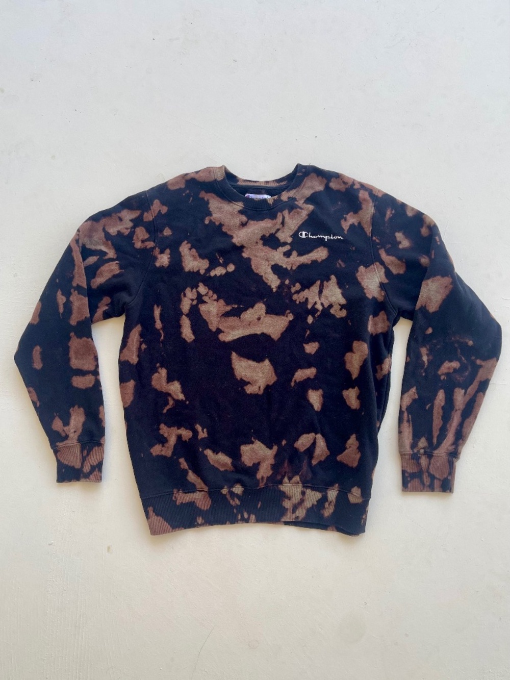Champion Acid Wash Dye Crewneck Sweatshirt